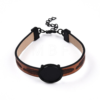 PU Leather Cord Bracelet Making MAK-TAC0002-04EB-04-1