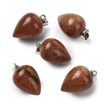 Synthetic Goldstone Pendants GG-K002-13X-1