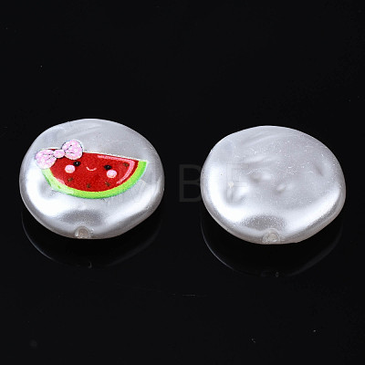 3D Printed ABS Plastic Imitation Pearl Beads KY-S163-427-1