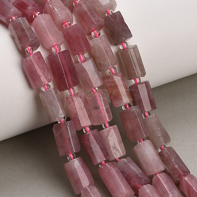 Natural Madagascar Rose Quartz Beads Strands GG-CBA7621-A04-01-1