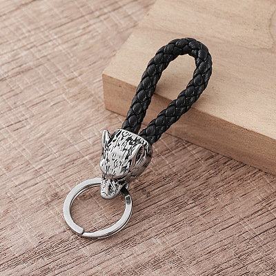 Wolf Viking 304 Stainless Steel Keychains IU7238-1