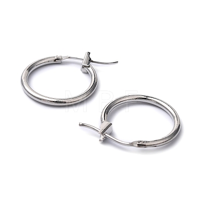 Brass Hoop Earrings EC262-NF-1