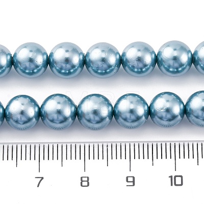 Shell Pearl Beads Strands BSHE-K015-8mm-02-1