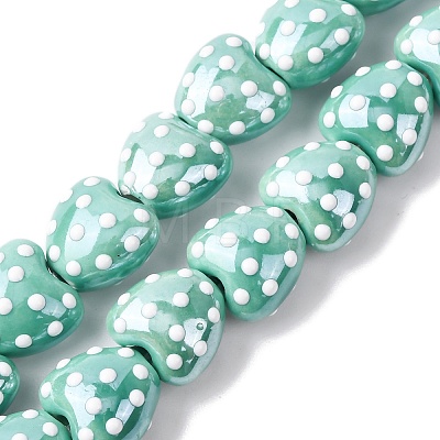 Handmade Porcelain Beads PORC-K010-07B-1