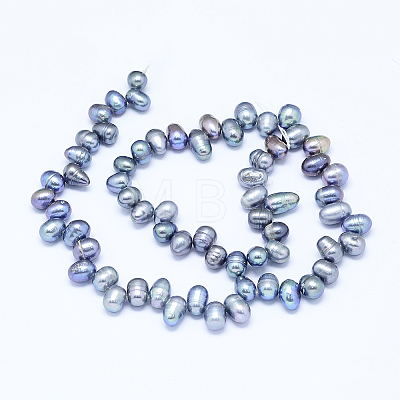 Natural Cultured Freshwater Pearl Beads Strands PEAR-G004-01C-01-1