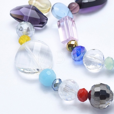 Glass Beads Strands GLAA-F081-12-1