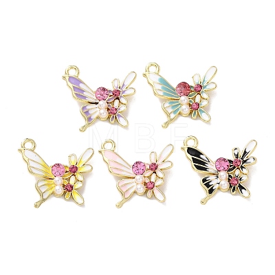 Alloy Enamel Pendants ENAM-K076-27G-1