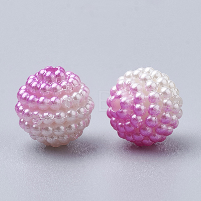 Imitation Pearl Acrylic Beads OACR-T004-12mm-12-1