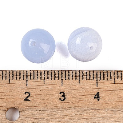 Natural Blue Lace Agate Beads G-G118-01C-1