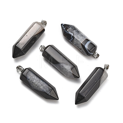 Natural Crystal Core Agate Pendants GG-CBAA0EE-02P-08-1
