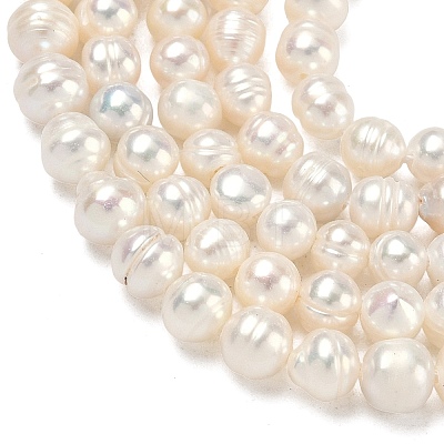 Natural Cultured Freshwater Pearl Beads Strands PEAR-L034-09C-1