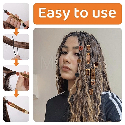 Plastic Topsy Tail Hair Styling Braiding Tool OHAR-FS0001-04-1