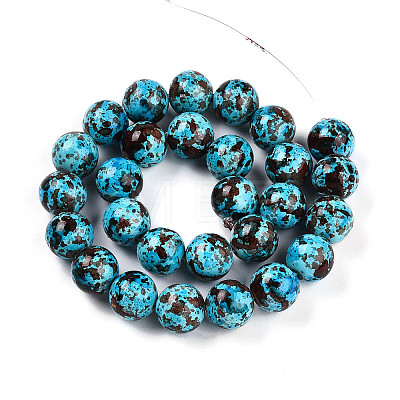 Synthetic Turquoise Beads Strands TURQ-T004-08A-10-1