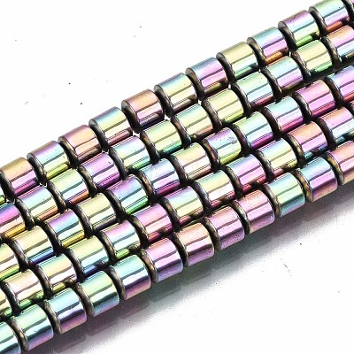 Electroplate Non-magnetic Synthetic Hematite Beads Strands X-G-T114-62-04-1