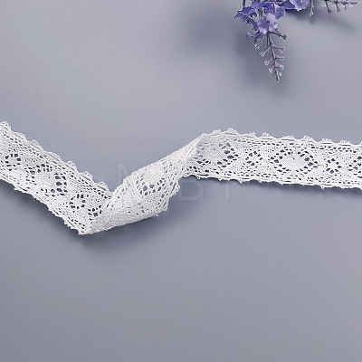 Flat Cotton Lace Ribbon HULI-PW0002-060-1