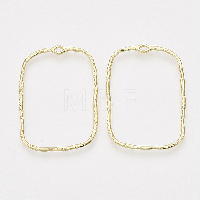 Alloy Open Back Bezel Pendants X-PALLOY-S121-81-1