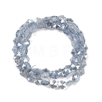 Electroplate Glass Beads Strands EGLA-B011-01A-PL03-1