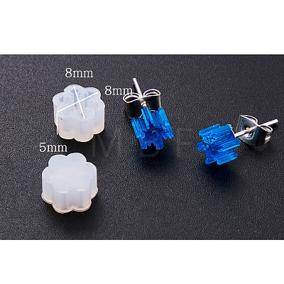 DIY Snowflake Cabochon Silicone Mold LS-SIMO-PW0001-194B-1