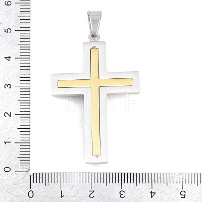 304 Stainless Steel Pendants STAS-B137-08PG-1