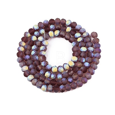 Transparent Glass Beads Strands LS-EGLA-A044-T4mm-MB13-1