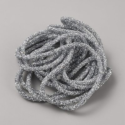 Glass Rhinestone Rubber Cord DIY-TAC0026-07B-1