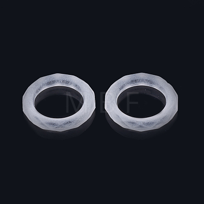 Transparent Frosted Acrylic Linking Rings FACR-S056-013-1
