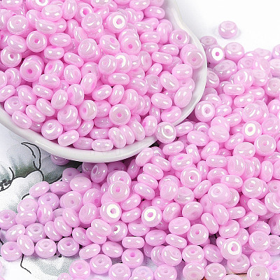 Opaque Colours Luster Glass Seed Beads X1-SEED-P008-01C-12-1
