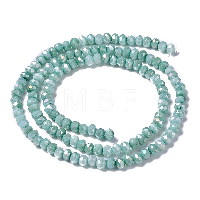 Opaque Glass Beads Strands GLAA-H022-03-1