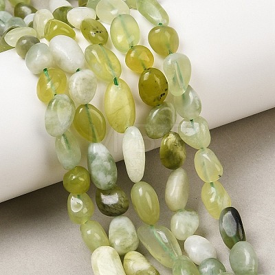 Natural Xiuyan Jade Beads Strands G-A284-A04-02-1