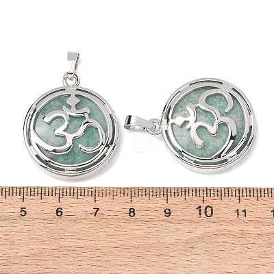 Natural Amazonite Pendants GG-CBA0251-10F-P-1