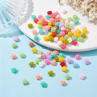 Opaque Resin Cabochons RESI-CJC0012-26B-1