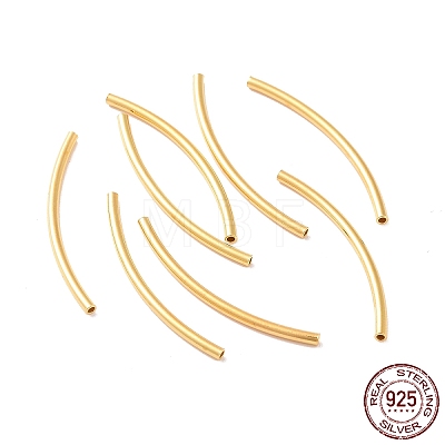 925 Sterling Silver Tube Beads STER-D035-12G-02-1