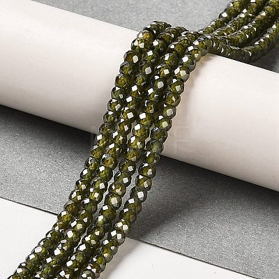 Cubic Zirconia Bead Strands ZIRC-G001-01J-1