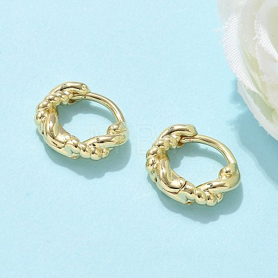 Brass Hoop Earrings EJEW-Q015-03G-01-1