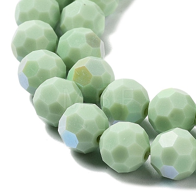 Opaque Glass Beads Strands LS-EGLA-A035-P10mm-L20-1