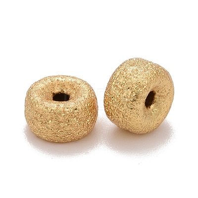 Brass Textured Beads KK-M229-75G-1