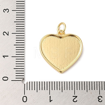 Rack Plating Brass Shell Pendants X-KK-B092-04G-1