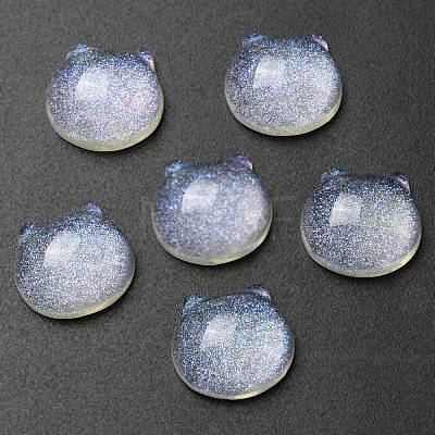 Translucent Resin Cabochons RESI-B016-02D-1