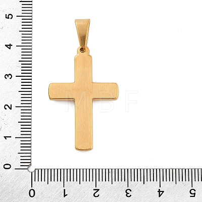 304 Stainless Steel Rhinestone Pendants STAS-G346-47B-G-1