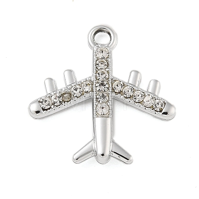 Alloy Rhinestone Pendants PALLOY-P308-13P-1