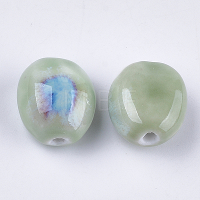 Handmade Porcelain Beads PORC-S498-26A-1