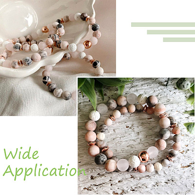 Yilisi 3 Strands 3 Style Natural Pink Aventurine Beads Strands G-YS0001-13-1