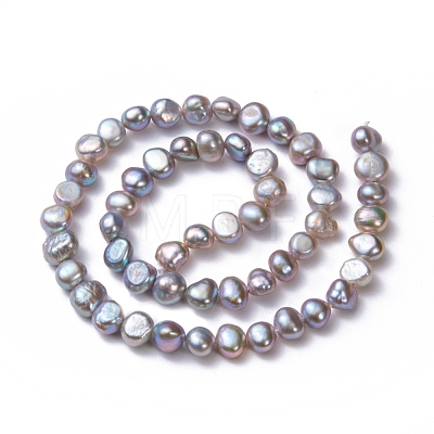 Natural Cultured Freshwater Pearl Beads Strands PEAR-R064-24-1