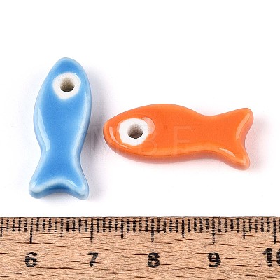 Handmade Porcelain Ceramic Beads X-PORC-T134-01M-1