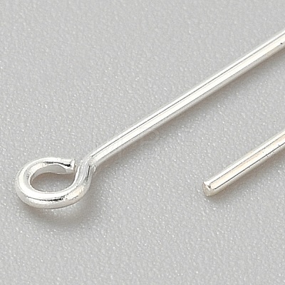 925 Sterling Silver Eye Pins STER-WH0019-25C-03-1