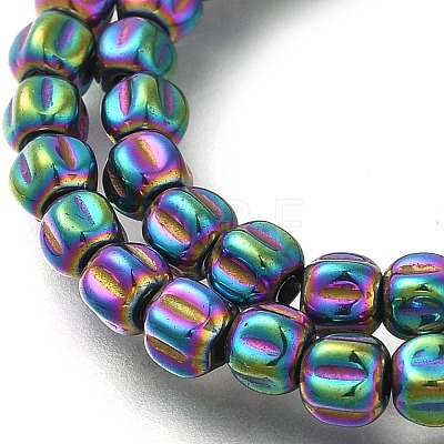 Electroplated Synthetic Non-magnetic Hematite Beads Strands G-C154-A01-01J-1