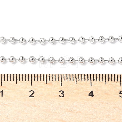 Tarnish Resistant Classic Plain 304 Stainless Steel Mens Womens Ball Chain Necklaces LS-STAS-M174-007-1