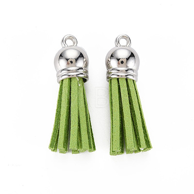 Faux Suede Tassel Pendant Decorations X-FIND-R095-018P-1