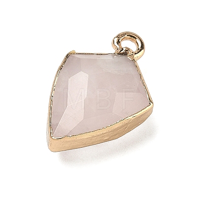 Natural Rose Quartz Pendants G-K422-01G-13-1