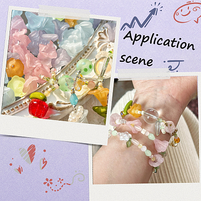 150Pcs Transparent Acrylic Beads OACR-PA0002-05A-1